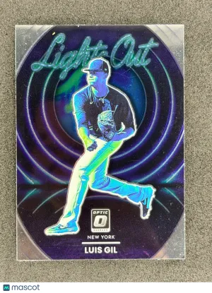 Luis Gil 2022 Donruss Optic LO-2 Lights Out New York Yankees