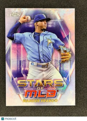 Wander Franco 2023 Topps SMLBC-18 Stars of MLB Chrome Tampa Bay Rays