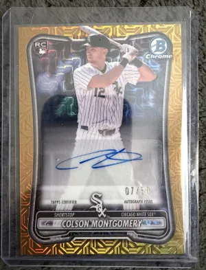 2026 Bowman Colson Montgomery RC Auto /50 front