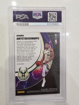 2019 Panini Mosaic Overdrive G.antetokounmpo Overdrive back
