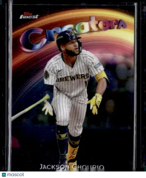 2025 Topps Finest Creators Jackson Chourio #C-9 front