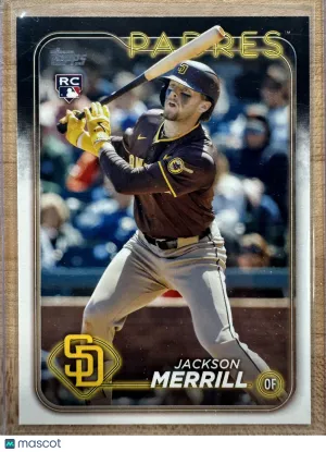 2024 Topps Jackson Merrill #699 RC front