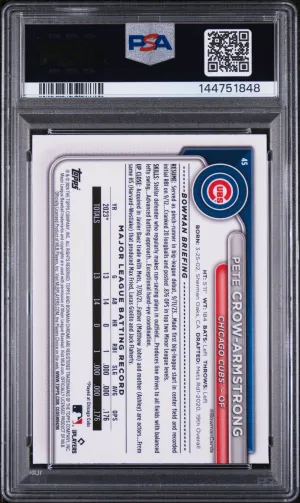 2024 Bowman Chrome Mega Box Pete Crow-Armstrong back