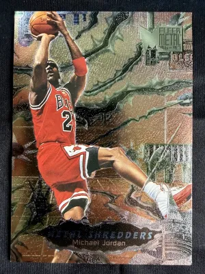 1996 Fleer Metal Metal Shredders #241 Michael Jordan front