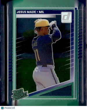 2025 Panini Donruss Clearly Jesus Made #162 Green front