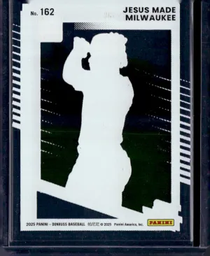 2025 Panini Donruss Clearly Jesus Made #162 Green back