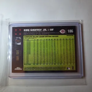 2007 Topps  Chrome Ken Griffey Jr White Refractor /660 back