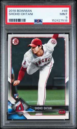 2018 Bowman Shohei Ohtani front