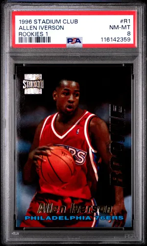 1996 Stadium Club Rookies  Allen Iverson Rookies 1 front