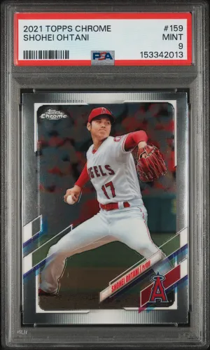 2021 Topps Chrome Shohei Ohtani front
