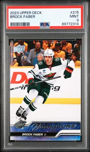 Brock Faber Young Guns front