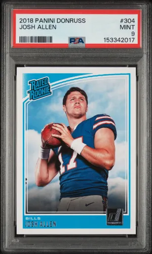 2018 Panini Donruss Josh Allen front
