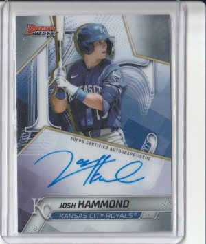 2025 Bowman's Best Best of 2025 Auto Josh Hammond front