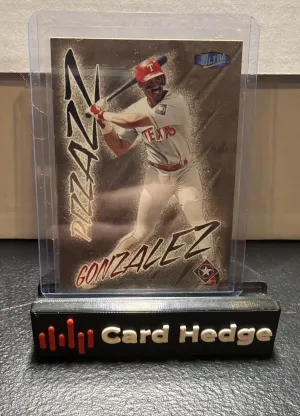 1998 Fleer Ultra - Pizzazz Juan González #486G Gold Medallion Edition