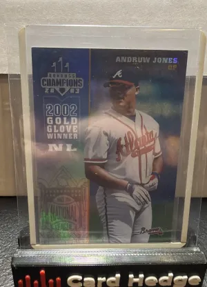 2003 Donruss Champions - Andruw Jones #18 Holofoil /25