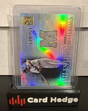 2002 Topps Tribute - Milestone Materials Robin Yount #MIM-RY (MEM)