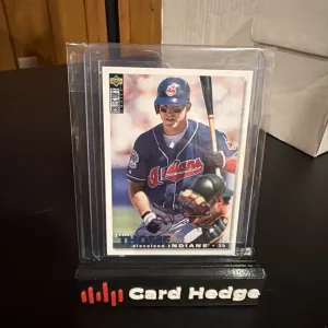1999 UD Choice Jim Thome #268 Gold Signature