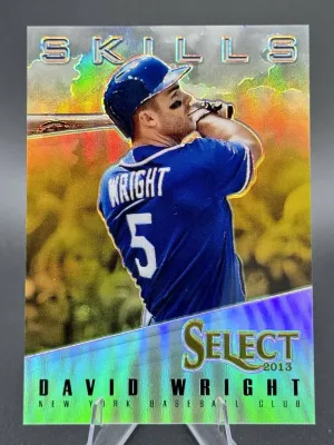2013 Panini Select Skills David Wright #SK18 Silver Prizm /25 New York Mets