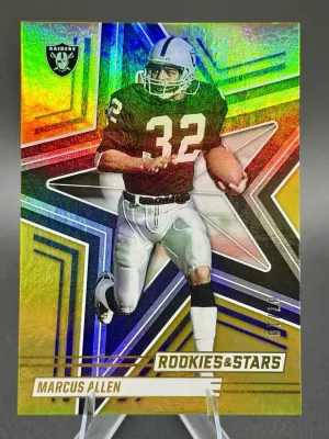 2025 Panini Rookies and Stars Marcus Allen GOLD /10 Raiders #13