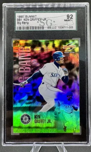 KEN GRIFFEY JR. 1995 Score Summiit #BB1 BIG BANG INSERT MARINERS SG 92 NM MT+ front