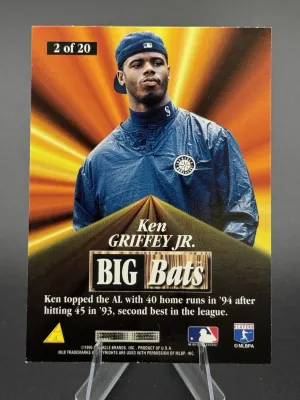 Ken Griffey Jr 1996 Score Big Bats #2 Mariners back