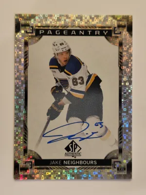 2024-25 Upper Deck SP Authentic Jake Neighbours Pageantry Auto #P-14