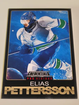 2023-24 Upper Deck Credentials Elias Pettersson Pro Visions #7
