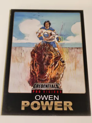 2022-23 Upper Deck Credentials Owen Power Pro Visions Rookie 10 of 10
