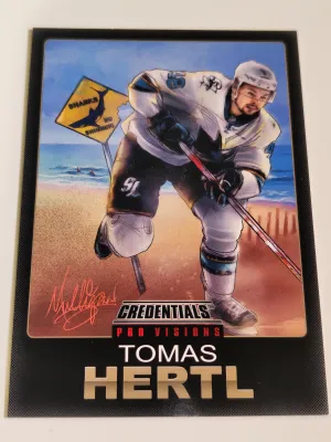 2021-22 Upper Deck Credentials Tomas Hertl Pro Visions #PV-7 7 of 10