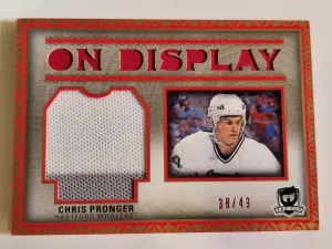 2022-23 Upper Deck The Cup Chris Pronger On Display Jersey Patch #DD-CP 38/49