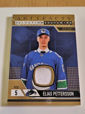 2023-24 Upper Deck Artifacts Elias Pettersson Selections Souvenirs 22/25 #SS-EP
