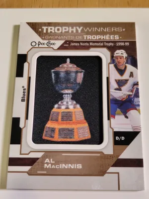 2022-23 Upper Deck OPC Al MacInnis Trophy Winners Patch #P-46