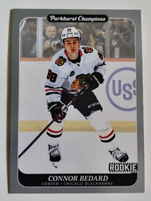 2023-24 Upper Deck Parkhurst Champions Connor Bedard Silver SP Rookie #221