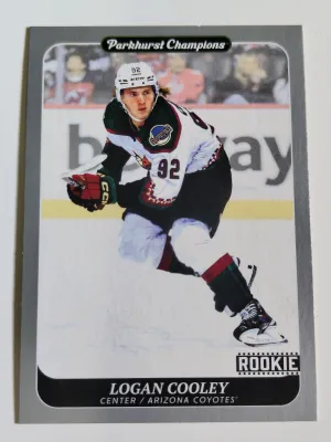 2023-24 Upper Deck Parkhurst Champions Logan Cooley Rookie SP Silver #236