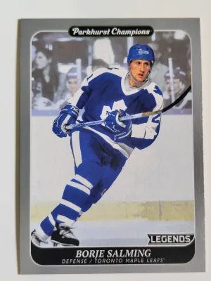 2023-24 Upper Deck Parkhurst Champions Borje Salming Legends Silver #258