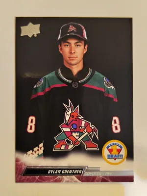 2022-23 Upper Deck Extended Series Dylan Guenther Draft Day Rookie #740