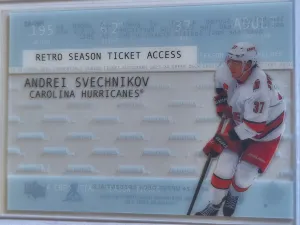 2023-24 Credentials Andrei Svechnikov Retro Season Ticket Access #1997-AS