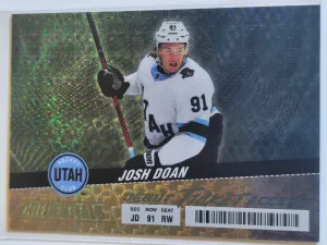 2024-25 Upper Deck Credentials Josh Doan Debut Ticket Access Horizontal #124