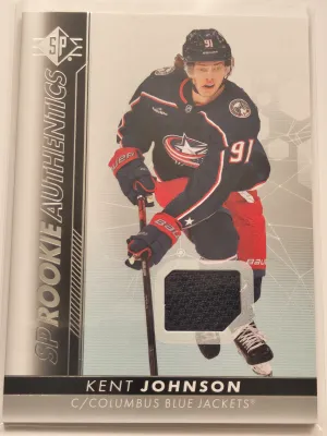 2022-23 Upper Deck SP Hockey Kent Johnson SP Rookie Authentics Jersey #130