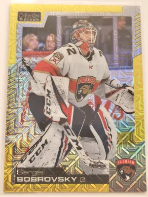 2020-21 Upper Deck OPC Platinum Sergei Bobrovsky Yellow Traxx #59 152/249