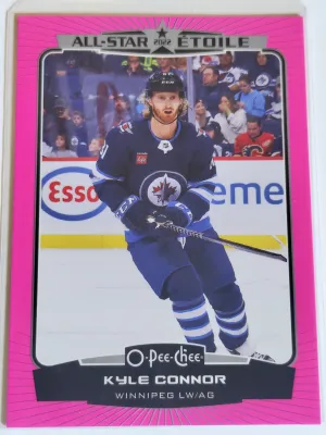 2022-23 Upper Deck OPC O-Pee-Chee Kyle Connor All-Stars Pink 62/75 #517