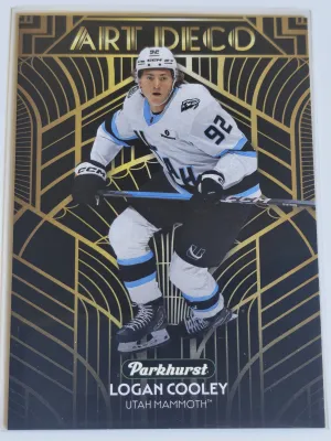 2025-26 Upper Deck Parkhurst Logan Cooley Art Deco #AD-9