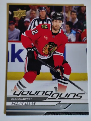 2024-25 Upper Deck Series 2 Nolan Allan Young Guns Rookie Base #491