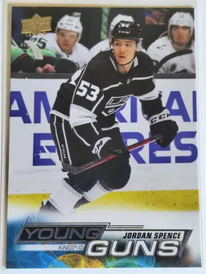 2022-23 Upper Deck Series 1 Jordan Spence Young Guns Rookie #238