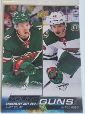 2022-23 Upper Deck Series 1 Matt Boldy Young Guns Rookie #201