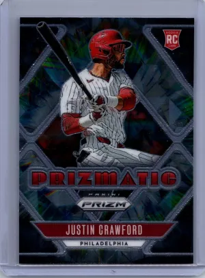 2026 Panini Prizm #17 Justin Crawford Prizmatic