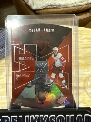 Dylan Larkin 2023-24 Upper Deck Ext 1997-98 SPx Holoview Retros Red /250 #SPX-31