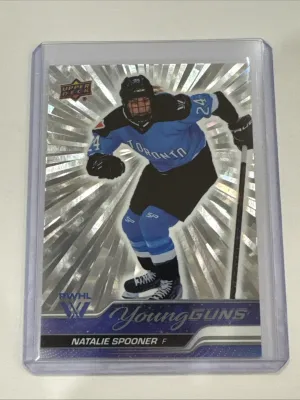 2023-24 Upper Deck PWHL First Edition Natalie Spooner Young Guns Silver Outburst