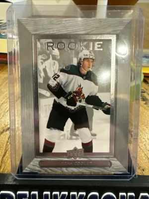 Logan Cooley 2023-24 Upper Deck 2003-04 Beehive #BH-44 Arizona Coyotes