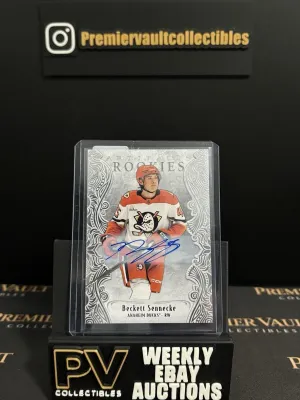 2025-26 Upper Deck Artifacts Rookie Autograph Beckett Sennecke Auto RC